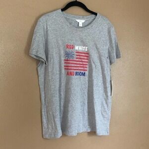 NWT 1901 Brand USA Theme Graphic Tee Size L